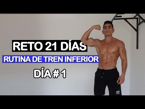 RETO 21 Días de Ejercicio - Rutina de Tren Inferior - Día 1 (15 Minutos)