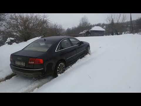 Audi A8 esp ON and esp OFF | The king of snow ?