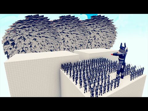 100х Dark Samura + 1x GIANT vs 1x EVERY GOD - Totally Accurate Battle Simulator TABS