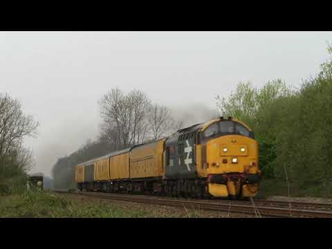 Class 37 THRASH & Tones! DRS BR 37401 'Mary Queen of Scots' - 3Q54 Test Train, Stenson 11/04/20.