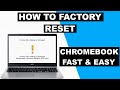 How To Factory Reset A Chromebook
