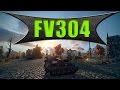 Видео гайд по FV304 - карта Рудники (World of tanks) 