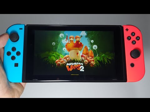 Mushroom Wars 2 Nintendo Switch handheld gameplay