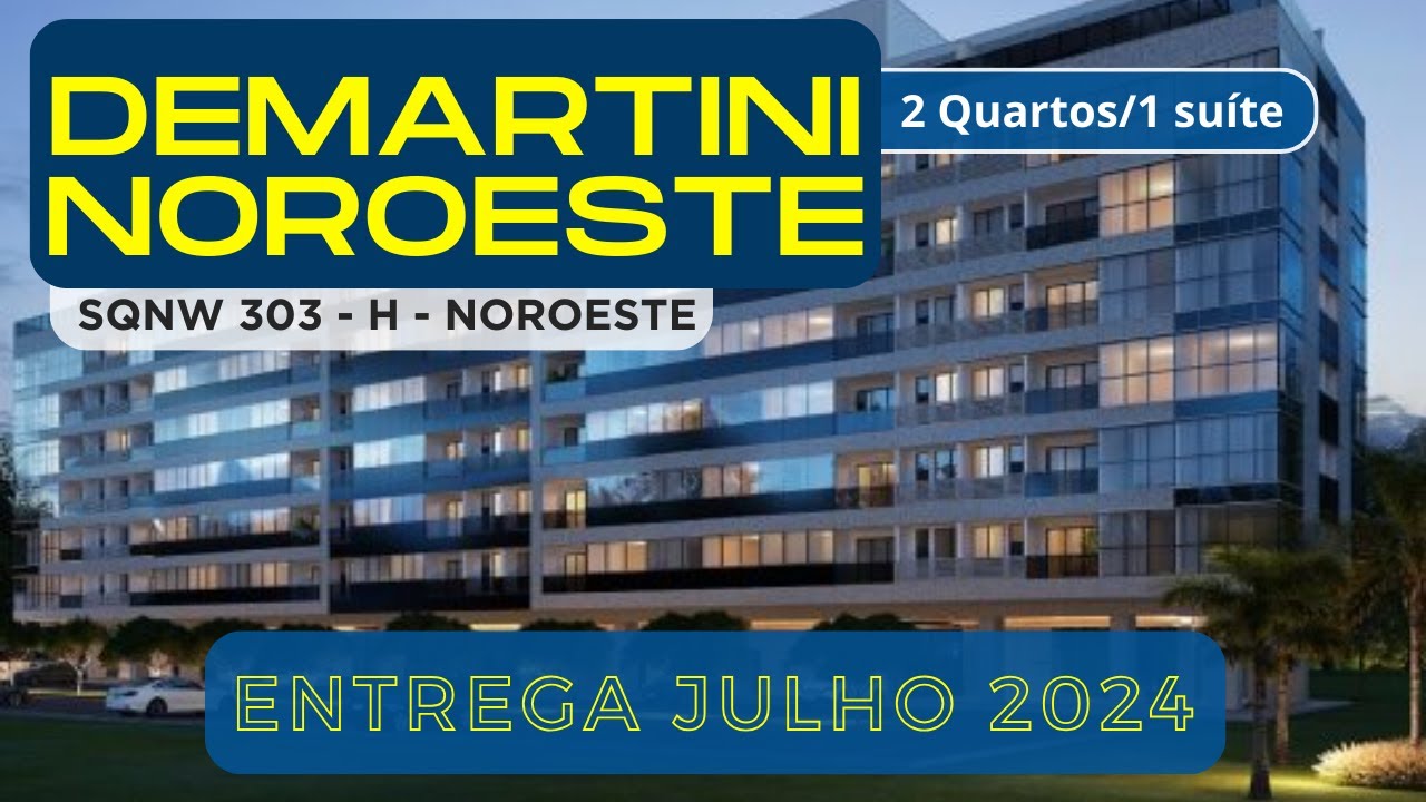 DEMARTINI NOROESTE - Resid. com 2 Quartos | APTO 76 a 89 m² | COB. PRIVATIVAS DUPLEX 158 a 180 m²