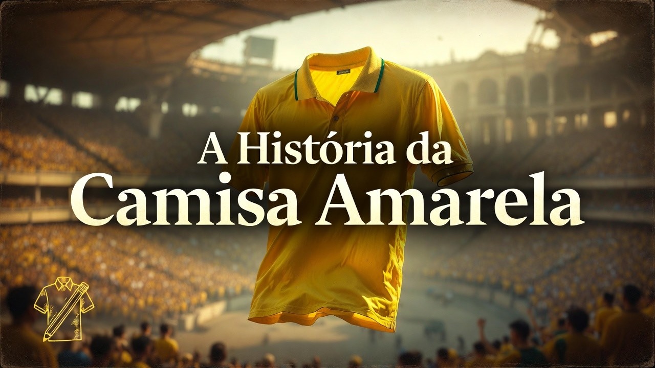 “A Verdadeira História da Camisa Amarela: o Símbolo que Mudou o Brasil!”