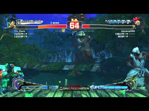 SSF 4 AE: Tru_Kaos(Bison) vs banana099(Akuma)