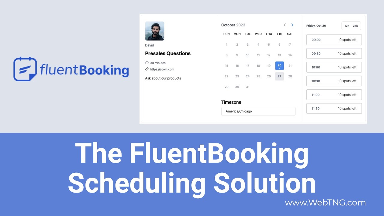 The FluentBooking Scheduling Solution
