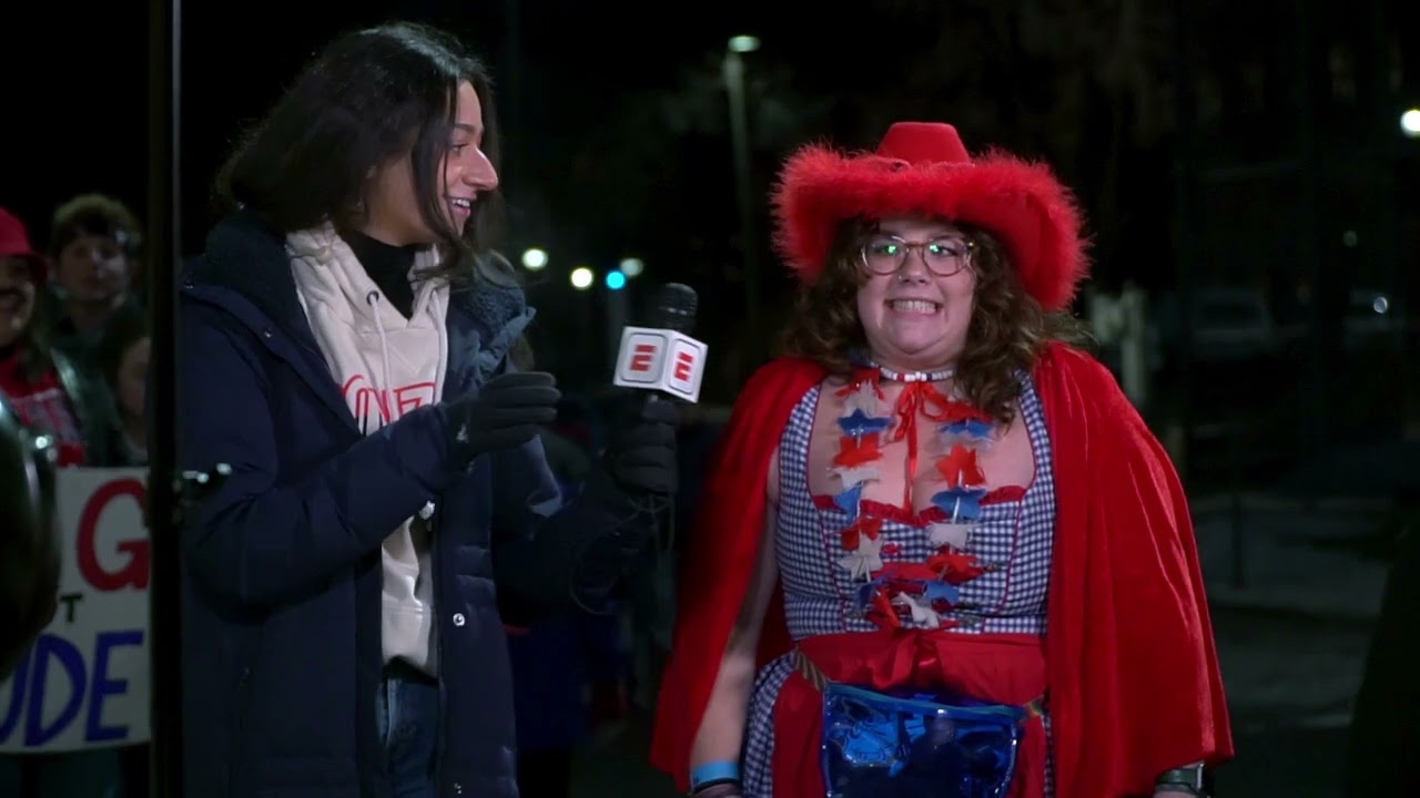 Student Reporting at College GameDay