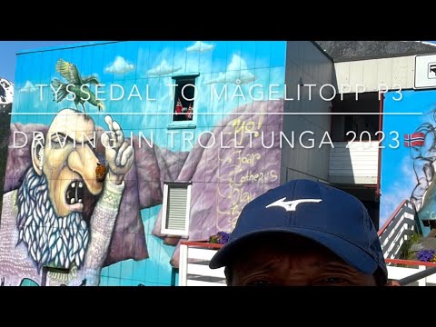 Driving from Tyssedal to P3 Mågelitopp Trolltunga, Norway