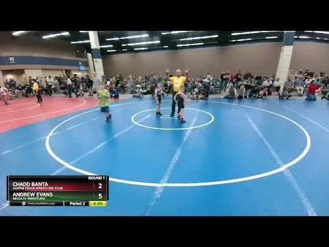 56-57 Lbs Round 1 - Chadd Banta, Austin Texas Wrestling Club Vs Andrew Evans, ReZults Wrestling 16