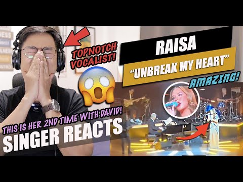 Raisa - Unbreak My Heart [David Foster and Friends] | SINGER REACTION