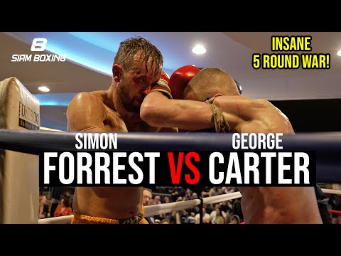 INSANE 5 ROUND WAR! George Carter vs Simon Forrest - WBC European Title 61.2kg