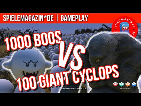 1000 Boos VS 100 Giant Cyclops | UEBS | Ultimate Epic Battle Simulator Gameplay