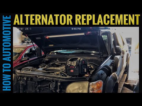 2000-2007 Toyota Sequoia: How To Replace Alternator (4.7l Engine)