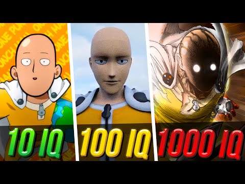 Saitama (1000 IQ) VS 1.000.000 Colossal Titans: 1.000 IQ, 100 IQ, 10 IQ!