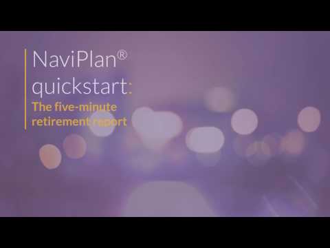 Advicent/ Quickstart: The Five-Minute Retirement Report