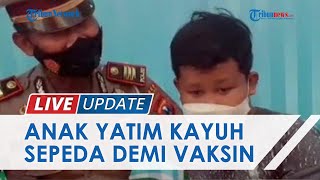 Cerita Bocah di Probolinggo yang Semangat Ikuti Vaksinasi di Polres, Hanya Ditemani Rekannya