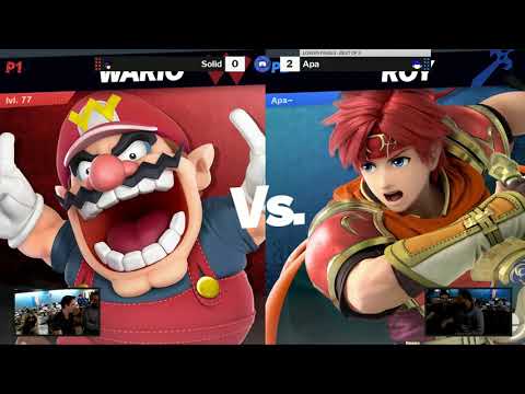 TSL 155 - Losers Finals - Solid (Dark Pit, Wario, Dedede) vs Apa (Inkling, Roy)