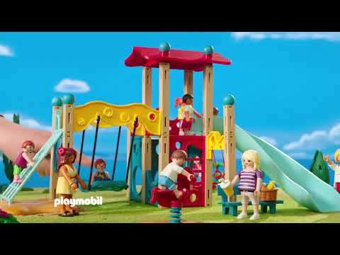 PLAYMOBIL Waterfiets met glijbaan 9424 Family Fun video @2TTOYSLEGOPLAYMOBILCOBI