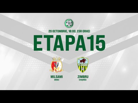 LIVE: DIVIZIA NAȚIONALĂ,Etapa 15. FC MILSAMI  -  FC ZIMBRU 20.10.2020, 18:00