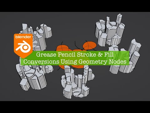 BSLIVE / Grease Pencil Stroke and Fill Conversion with Geometry Nodes