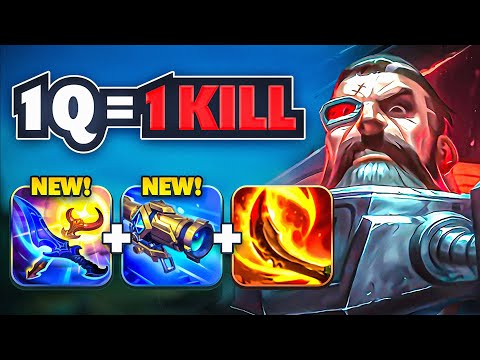 NEW ONE SHOT GANGPLANK BUILD! ONE Q = ONE KILL