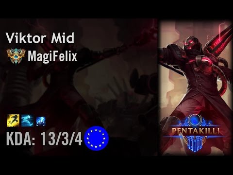 Viktor Mid vs Karma - MagiFelix - EUW Challenger Patch 6.12
