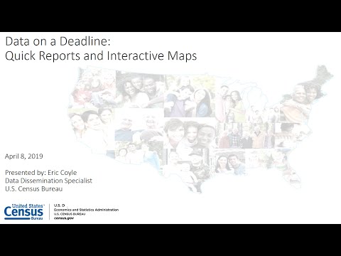Data on a Deadline: Quick Reports and Interactive Maps