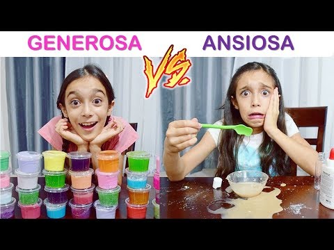 TIPOS DE CRIANÇAS FAZENDO SLIME #1 ★ Exagerada, Generosa, Cientista e Ansiosa - Diversão com Slime