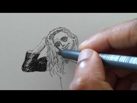 Trying to crosshatch like Robert Crumb