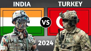 India vs Turkey Military Power Comparison 2024 | Turkey vs India Military Power 2024
