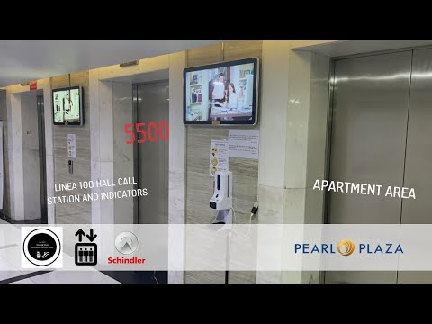 (4K) 3x Schindler 5500 Traction Elevator at Pearl Plaza (Apartment Area), HCMC, VN