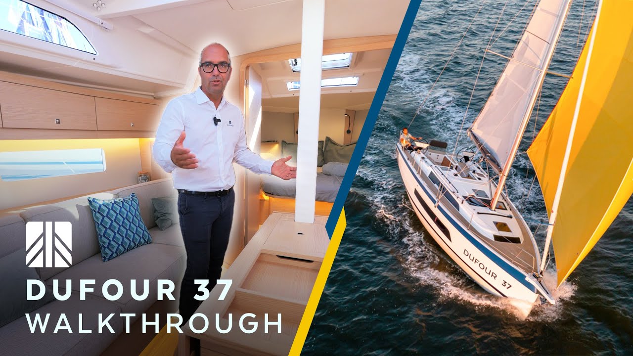 Dufour 37, the most spacious sailboat in its category? / Full tour!