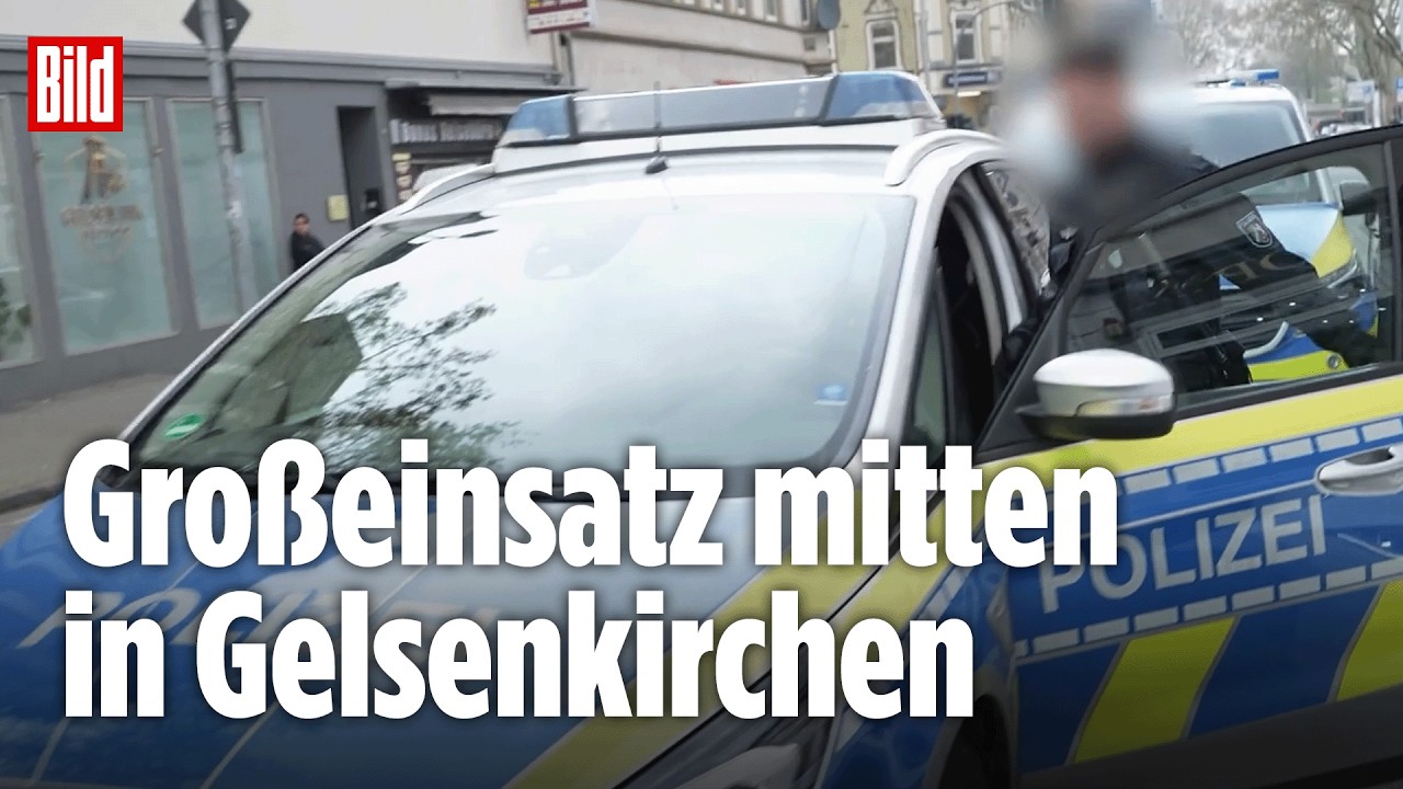 Einsatz in NRW: Mann in Gelsenkirchen auf der Bismarckstraße festgenommen