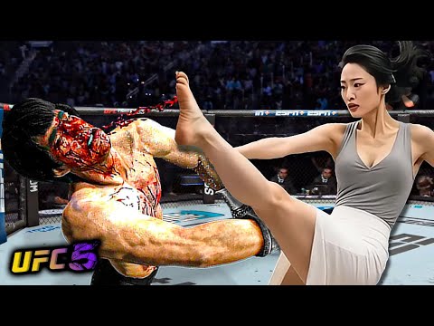 Asia Lady Designer  vs. Bruce Lee (EA sports UFC 5) - rematch