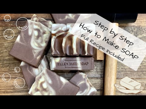 Seifenherstellung im Kaltverfahren – Schritt-für-Schritt-Anleitung mit Rezept❣️ | Ellen Ruth Soap