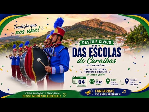DESFILE CÍVICO DAS ESCOLAS DE CARAÍBAS DE PARAMIRIM 