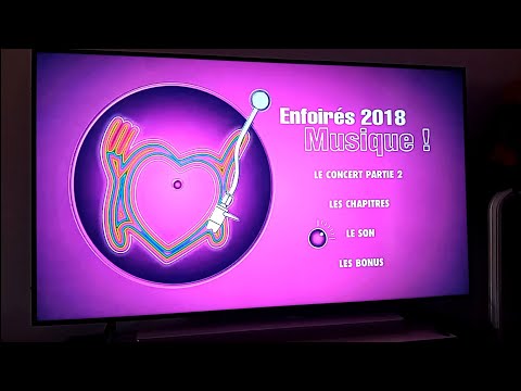 Les Enfoirés - Enfoirés 2018 - Musique ! DVD 2 - Menu DVD 
