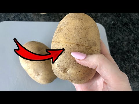 You have NEVER PEELED a Potato so QUICK before 💥 Life Hack!