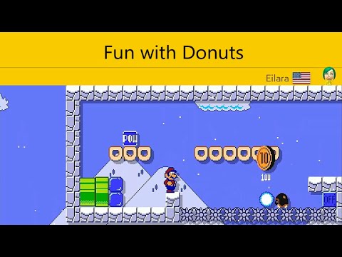 Mario Maker 2 Creators showcase #Fun with Donuts
