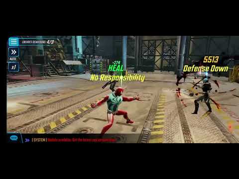 Marvel Strike Force Scarlet Spider Gameplay
