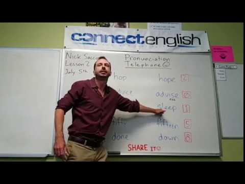 Connect English Pronunciation Telephone, Volume 12 - Mission Valley Campus