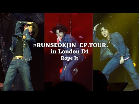 250805 Rope It &mdash;BTS Jin RUNSEOKJIN_EP.TOUR London Day 1 [4K]