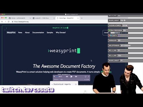 PYTHON で PDF を生成する - CS50 on Twitch、EP.29 (GENERATING PDFS WITH PYTHON - CS50 on Twitch, EP. 29)