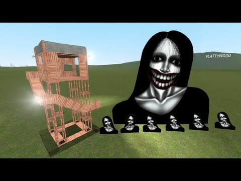 Kuchisake Onna Vs Towers In Garry's Mod