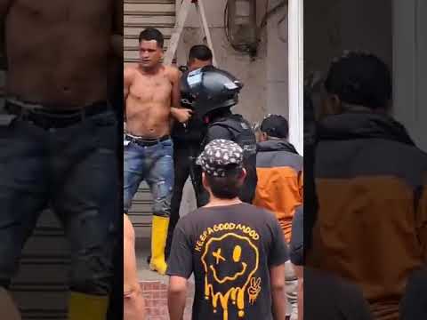 Un hombre fue apresado al intentar darse a la fuga luego de robar en Naranjal, Guayas