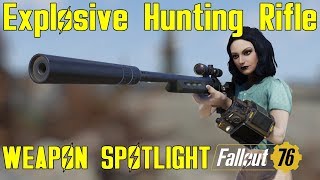 Fallout 76: Weapon Spotlights: Explosive Hunting Rifle