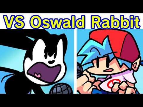Friday Night Funkin' VS Oswald The Lucky Rabbit Week + Cutscenes (FNF Mod/Hard) (Mickey Mouse Bro)