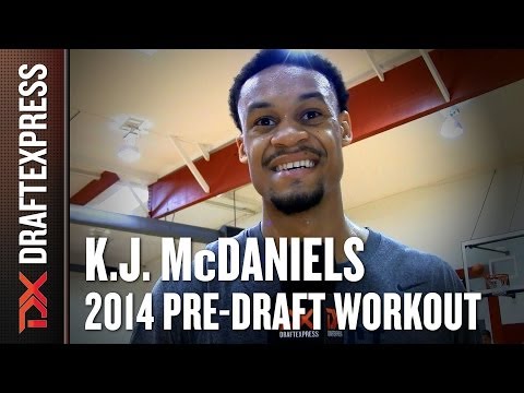 K.J. McDaniels 2014 NBA Pre-Draft Workout & Interview HD