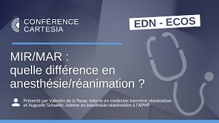 MIR/MAR : quelle différence en anesth/réa ?